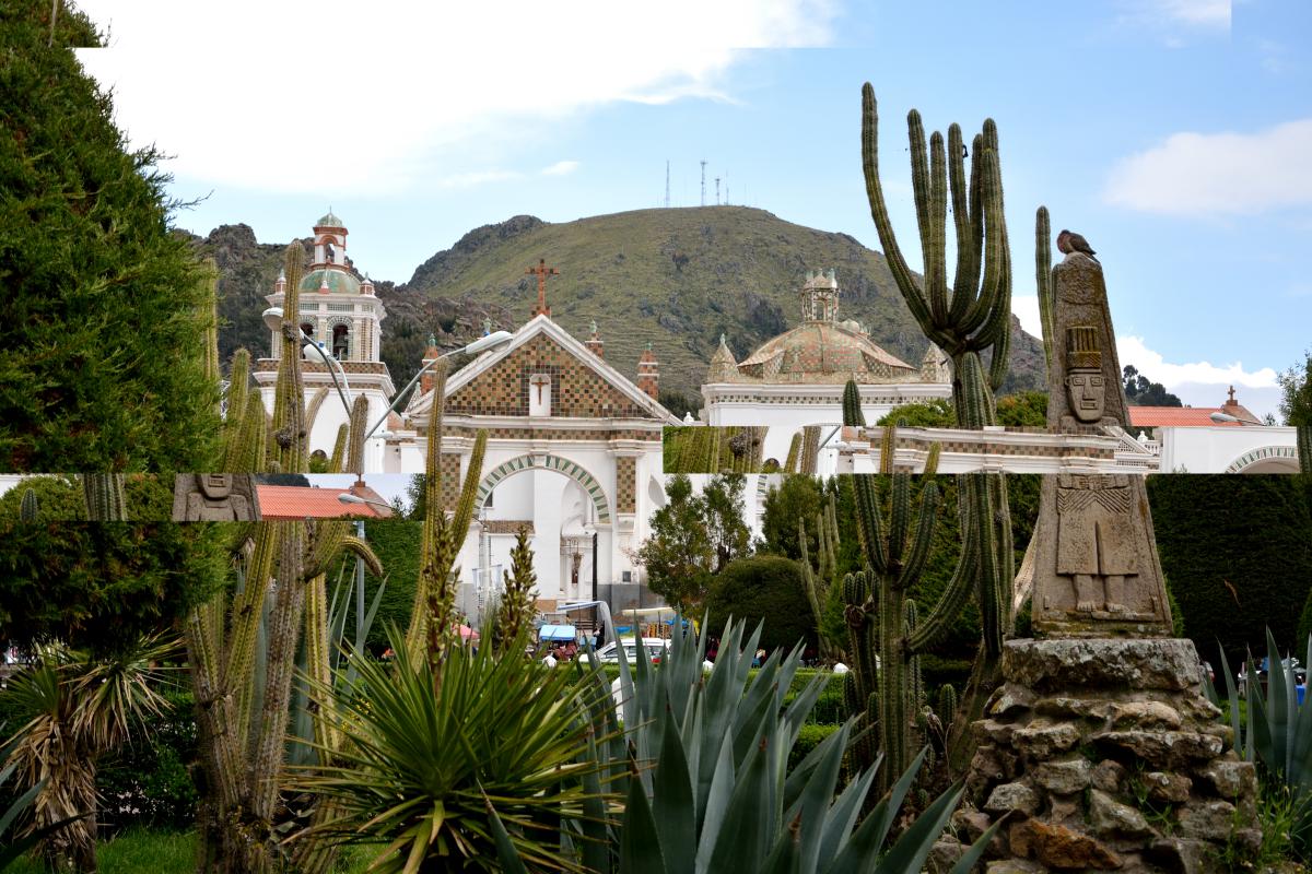 Basilika der Virgen de Copacabana, Bolivien, Titicacasee