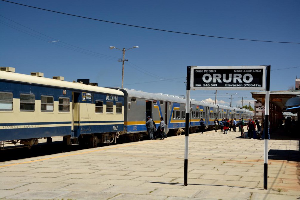 Espreso del Sur, Bahnfahrt in Bolivien