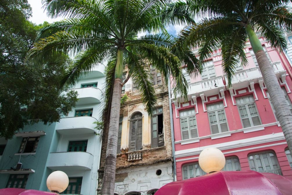 Recife Eine Stadt zum Leben. Zumindest am Sonntag Segeln mit Yemanja