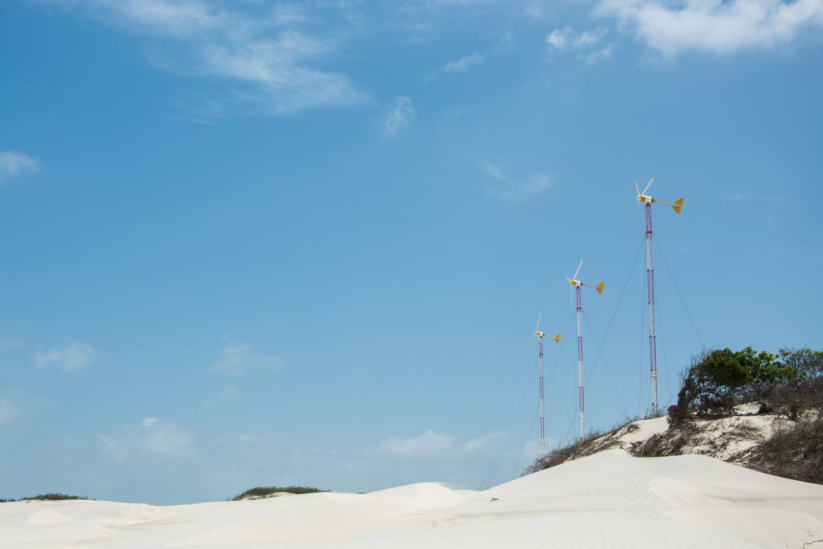 Die Windräder von Lencois