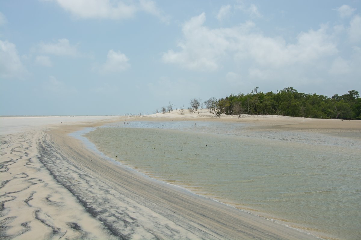 Der Fluß bei Ebbe, Ilha dos Lencois