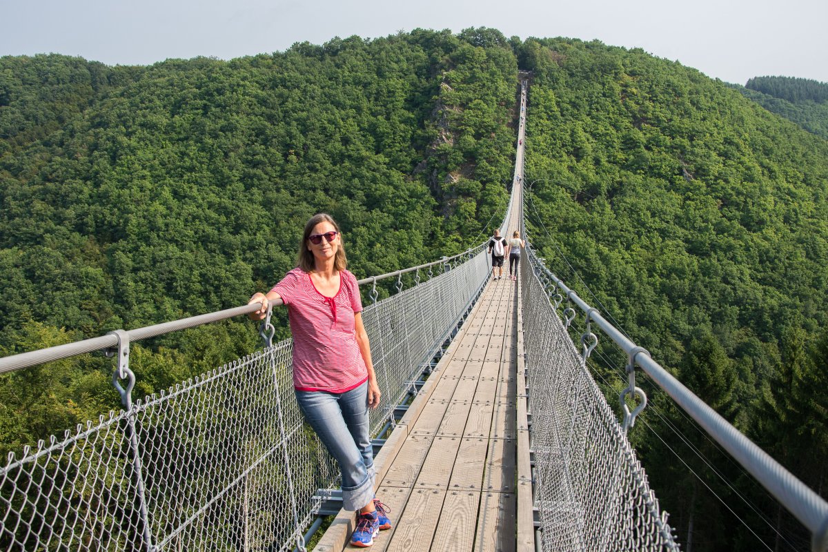 Geierlay, Deutschlands schönste Hängeseilbrücke - Segeln mit Yemanja