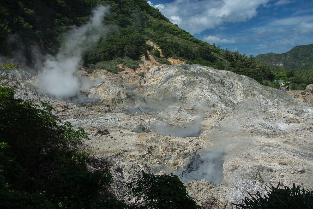 Drive-in-vulcano, Soufriere, St. Lucia