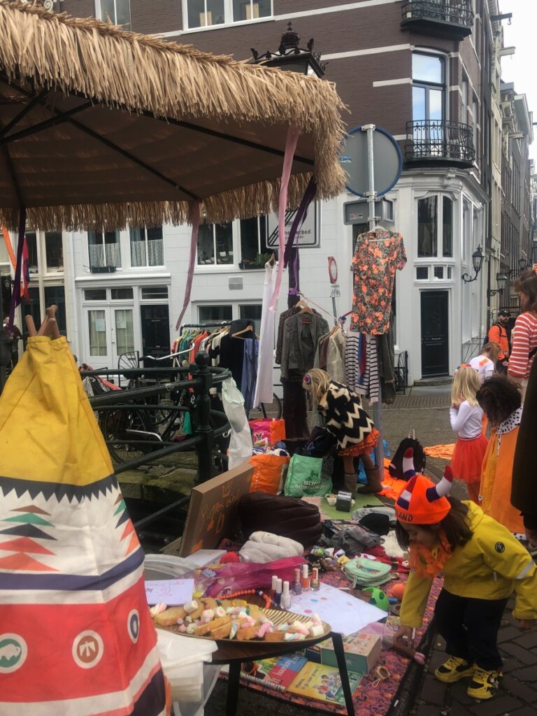 Koningsdag in Amsterdam