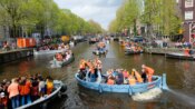 Koningsdag in Amsterdam