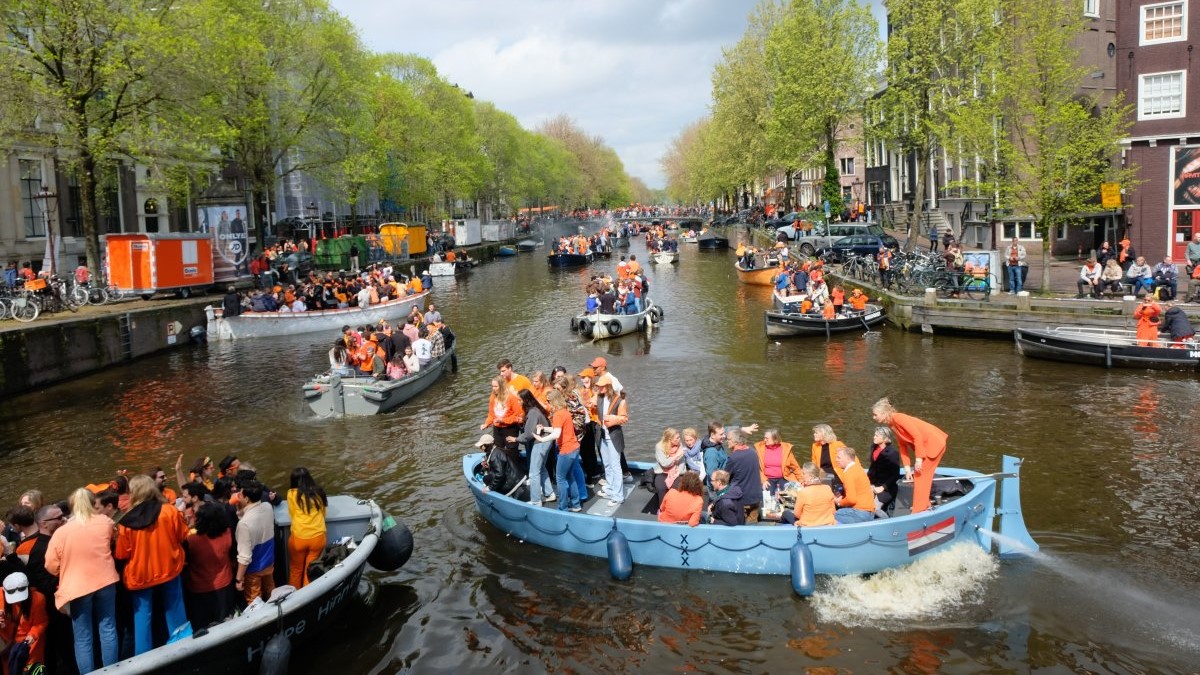 Koningsdag in Amsterdam