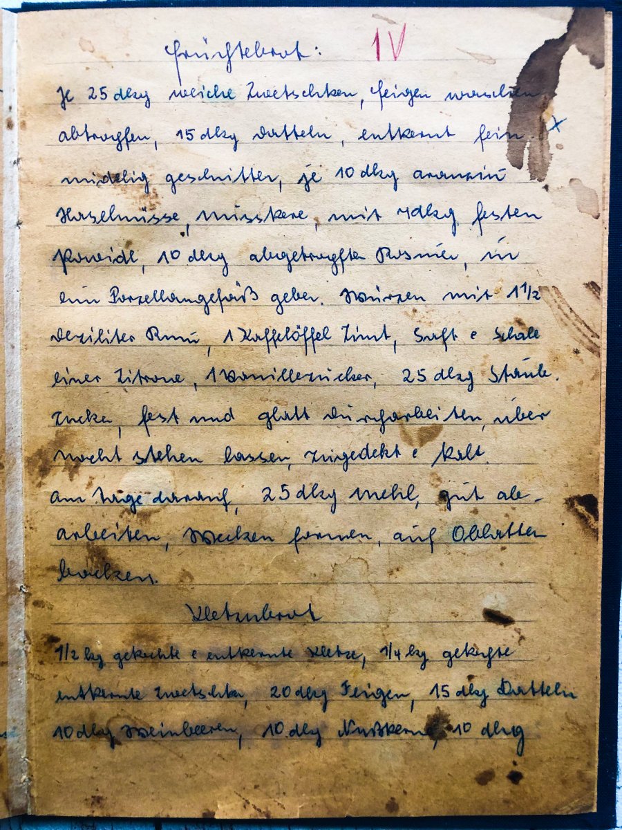 Das Orignialrezept fürs Früchtebrot