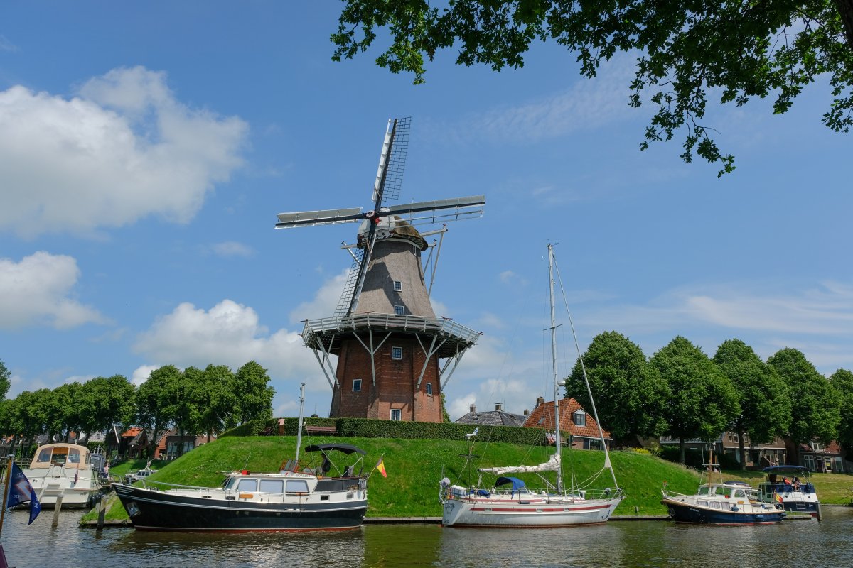 Unser Liegeplatz in Dokkum